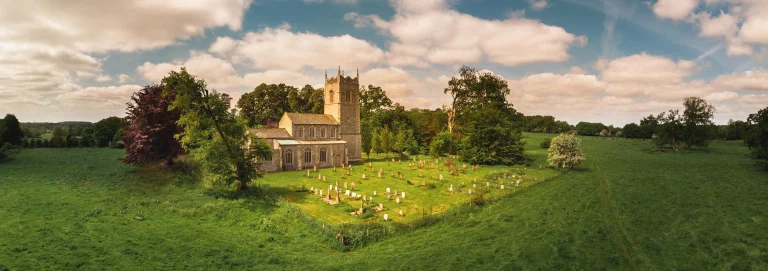 All Saints Church Drone 023 Pano 2 50