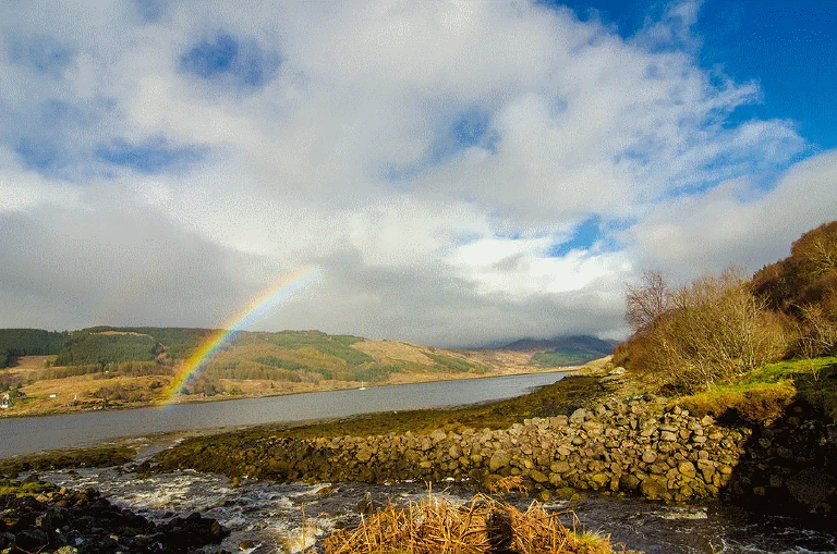 Rainbow over Loch Sunart