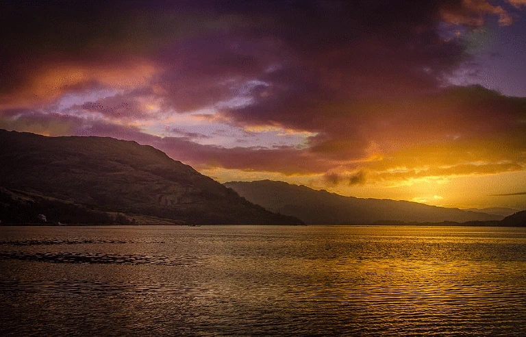 Sunset, Loch Sunart