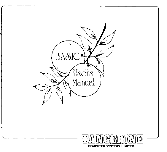 Cover of the Microtan BASIC manual