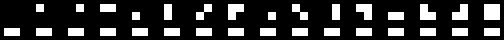 Chunky-graphics characters C0 to CF