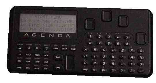 Microwriter Agenda personal digital assistant
